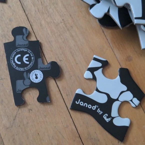 Janod 4 in 1 Puzzle Human Body Age 5+ Skeleton Glow In The Dark, Organs - Picture 12 of 15